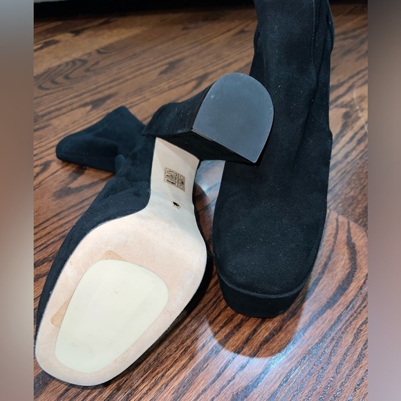 STUART WEITZMAN Skyhigh suede platform ankle boots - Picture 8 of 9